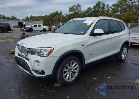 2017 BMW X3 xDrive28I z USA, uszkodzony, nr VIN 5UXWX9C53H0D98271